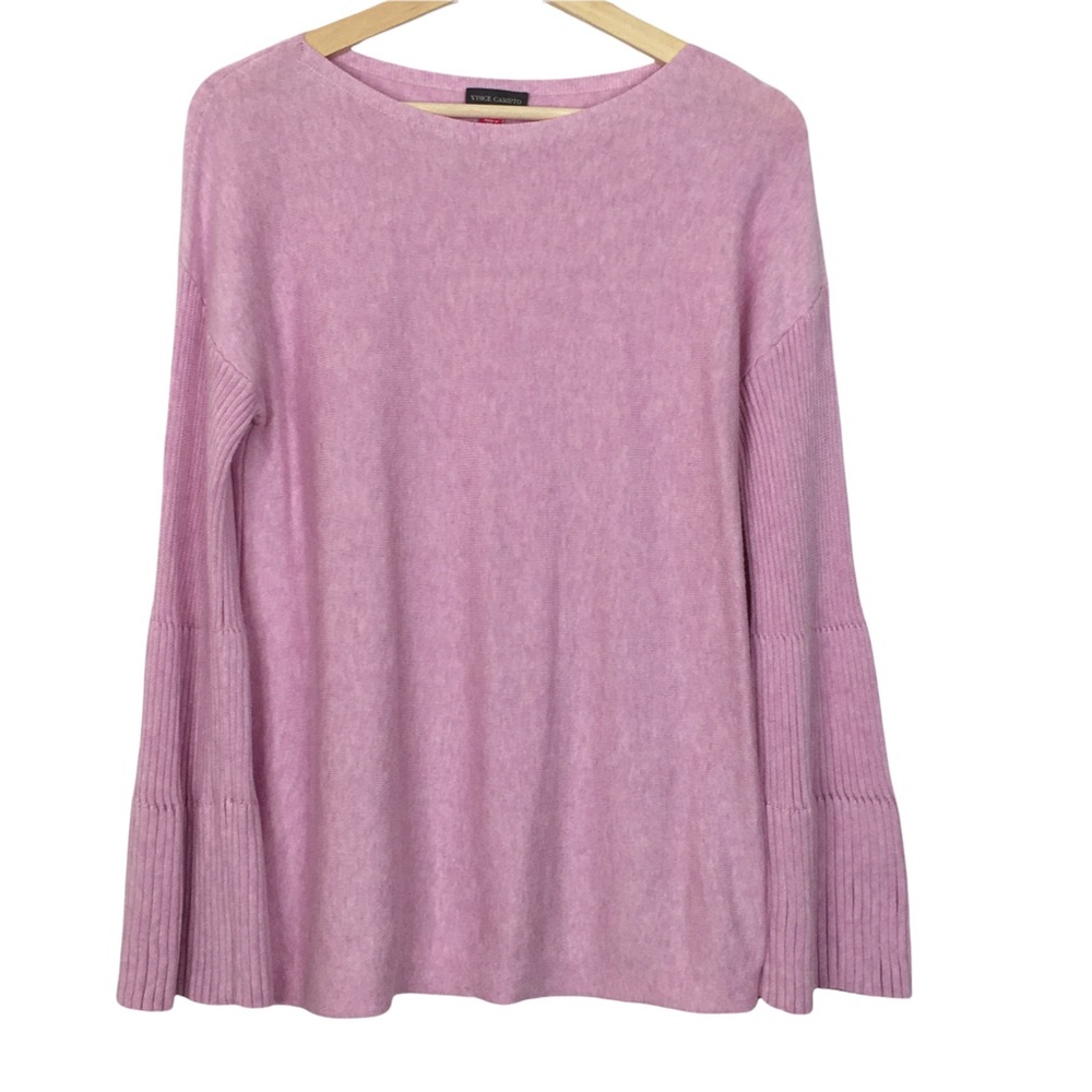 Vince Camuto Ribbed Bell Long Sleeve Pullover Sweater - Picture 5 of 11